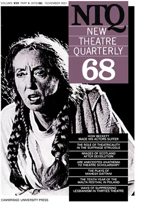 Barker / Trussler |  New Theatre Quarterly 68: Volume 17, Part 4 | Buch |  Sack Fachmedien