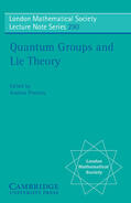 Pressley |  Quantum Groups and Lie Theory | Buch |  Sack Fachmedien