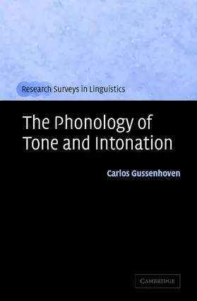 Gussenhoven |  The Phonology of Tone and Intonation | Buch |  Sack Fachmedien