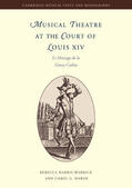 Butt / Harris-Warrick / Marsh |  Musical Theatre at the Court of Louis XIV | Buch |  Sack Fachmedien