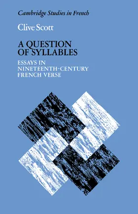 Scott |  A Question of Syllables | Buch |  Sack Fachmedien