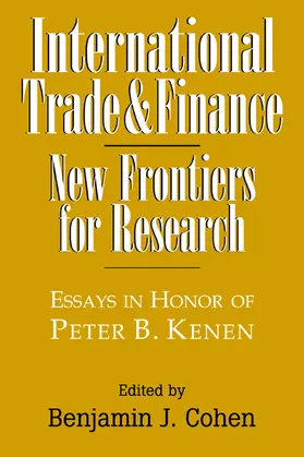 Cohen |  International Trade and Finance | Buch |  Sack Fachmedien