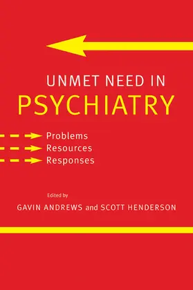 Andrews / Henderson |  Unmet Need in Psychiatry | Buch |  Sack Fachmedien
