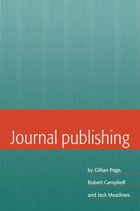 Page / Campbell / Meadows |  Journal Publishing | Buch |  Sack Fachmedien