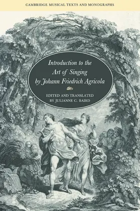 Agricola / Baird / Butt |  Introduction to the Art of Singing by Johann Friedrich Agricola | Buch |  Sack Fachmedien