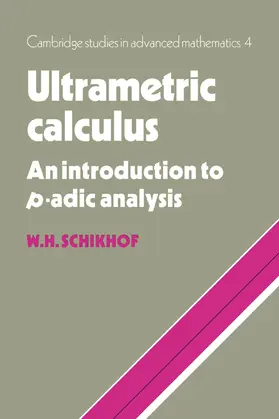 Schikhof |  Ultrametric Calculus | Buch |  Sack Fachmedien