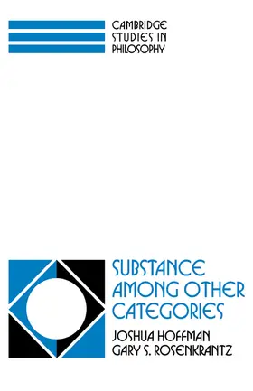 Hoffman / Rosenkrantz |  Substance Among Other Categories | Buch |  Sack Fachmedien