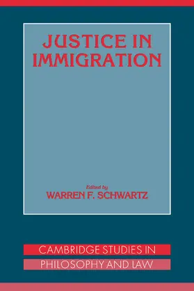 Schwartz |  Justice in Immigration | Buch |  Sack Fachmedien