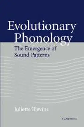 Blevins |  Evolutionary Phonology | Buch |  Sack Fachmedien