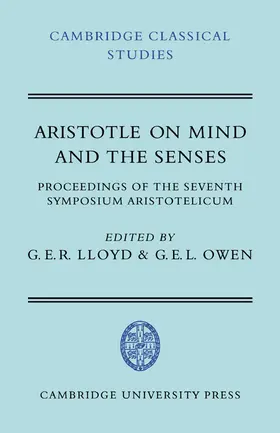 Lloyd / Owen |  Aristotle on Mind and the Senses | Buch |  Sack Fachmedien