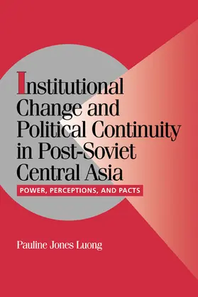 Jones Luong |  Institutional Change and Political Continuity in Post-Soviet Central Asia | Buch |  Sack Fachmedien