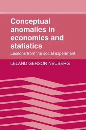 Neuberg |  Conceptual Anomalies in Economics and Statistics | Buch |  Sack Fachmedien