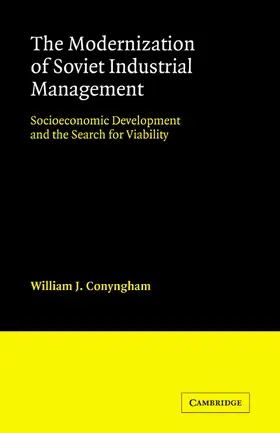 Conyngham |  The Modernization of Soviet Industrial Management | Buch |  Sack Fachmedien