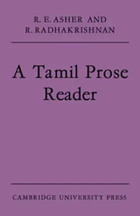 Asher / Radhakrishnan |  A Tamil Prose Reader | Buch |  Sack Fachmedien