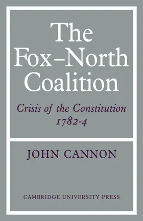 Cannon |  The Fox-North Coalition | Buch |  Sack Fachmedien
