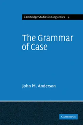 Anderson |  The Grammar of Case | Buch |  Sack Fachmedien