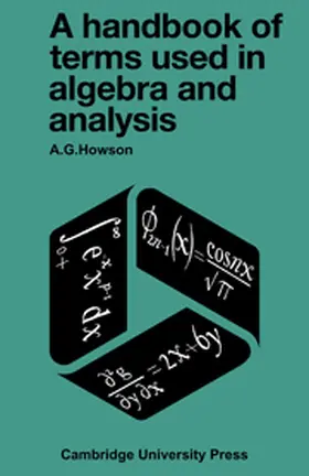 Howson |  A Handbook of Terms used in Algebra and Analysis | Buch |  Sack Fachmedien