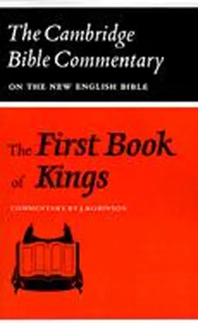Robinson |  The First Book of Kings | Buch |  Sack Fachmedien