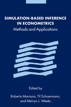 Mariano / Schuermann / Weeks |  Simulation-Based Inference in Econometrics | Buch |  Sack Fachmedien