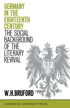 Bruford |  Germany in the Eighteenth Century | Buch |  Sack Fachmedien