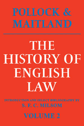 Pollock / Maitland | The History of English Law | Buch | 978-0-521-09516-7 | sack.de