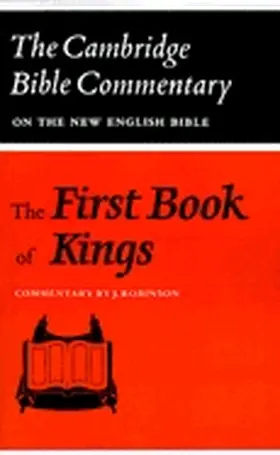 Robinson |  The First Book of Kings | Buch |  Sack Fachmedien