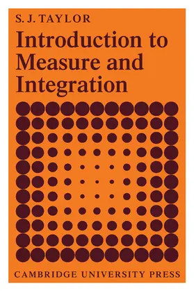 Taylor |  Introduction to Measure and Integration | Buch |  Sack Fachmedien