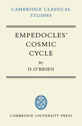 O'Brien |  Empedocles' Cosmic Cycle | Buch |  Sack Fachmedien