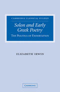 Irwin |  Solon and Early Greek Poetry | Buch |  Sack Fachmedien
