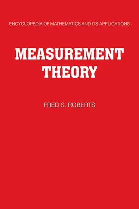 Roberts |  Measurement Theory | Buch |  Sack Fachmedien