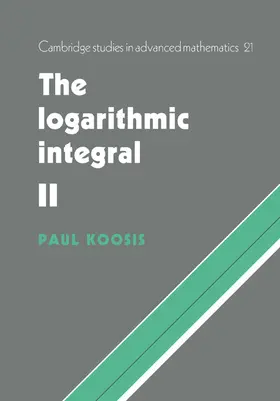 Koosis |  The Logarithmic Integral | Buch |  Sack Fachmedien