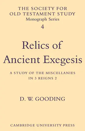 Gooding |  Relics of Ancient Exegesis | Buch |  Sack Fachmedien