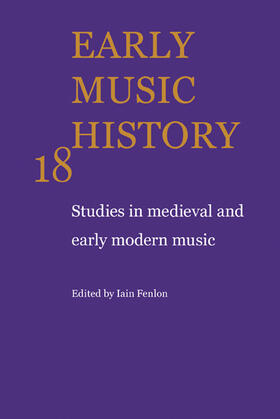 Fenlon | Early Music History | Buch | 978-0-521-10443-2 | sack.de