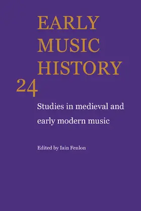 Fenlon |  Early Music History | Buch |  Sack Fachmedien