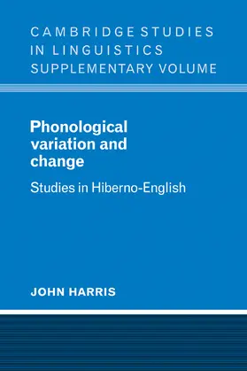 Harris |  Phonological Variation and Change | Buch |  Sack Fachmedien