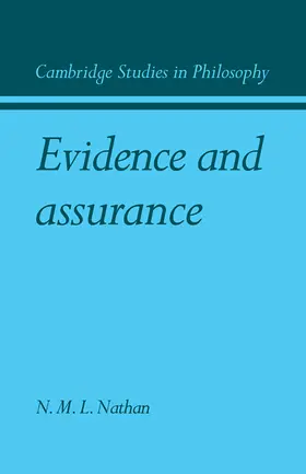 Nathan |  Evidence and Assurance | Buch |  Sack Fachmedien