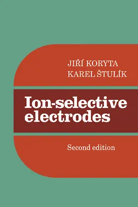 Koryta / Stulik / Stulík | Ion-Selective Electrodes | Buch | 978-0-521-11076-1 | sack.de