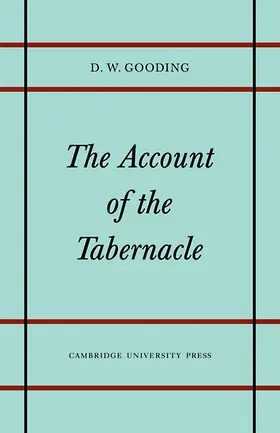 Gooding |  The Account of the Tabernacle | Buch |  Sack Fachmedien