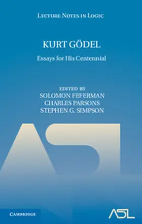 Feferman / Parsons / Simpson |  Kurt Gödel | Buch |  Sack Fachmedien