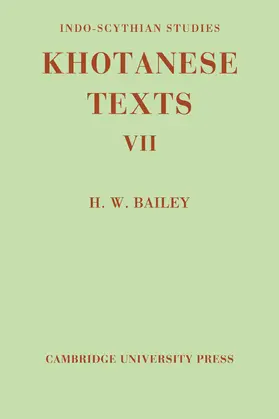 Bailey |  Indo-Scythian Studies | Buch |  Sack Fachmedien