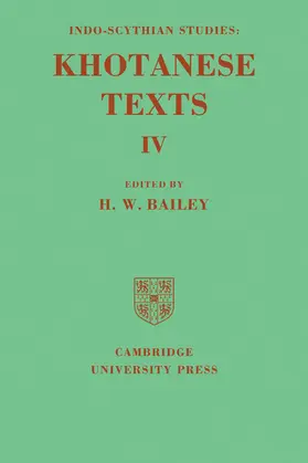 Bailey |  Khotanese Texts | Buch |  Sack Fachmedien