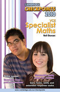 Duncan |  Cambridge Checkpoints VCE Specialist Mathematics 2010 | Buch |  Sack Fachmedien