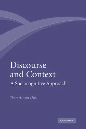 Van Dijk |  Discourse and Context | Buch |  Sack Fachmedien