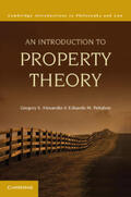 Alexander / Peñalver |  An Introduction to Property Theory | Buch |  Sack Fachmedien