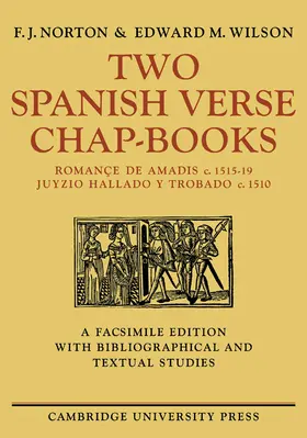 Norton / Wilson |  Two Spanish Verse Chap-Books | Buch |  Sack Fachmedien
