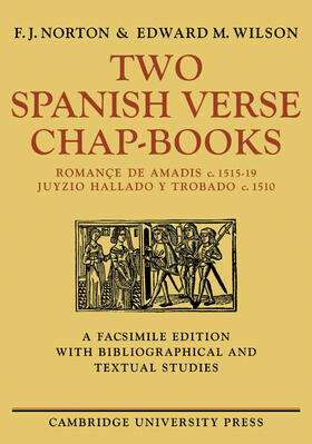 Norton / Wilson | Two Spanish Verse Chap-Books | Buch | 978-0-521-13494-1 | sack.de