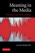 Durant |  Meaning in the Media | Buch |  Sack Fachmedien