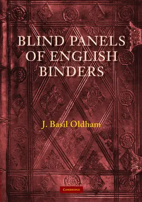 Oldham |  Blind Panels of English Binders | Buch |  Sack Fachmedien