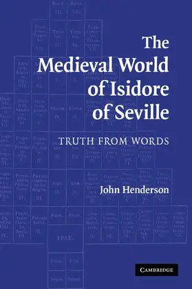 Henderson |  The Medieval World of Isidore of Seville | Buch |  Sack Fachmedien