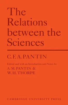 Pantin / Thorpe |  Relations Between Sciences | Buch |  Sack Fachmedien